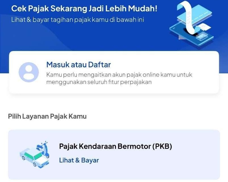 Begini Caranya Warga Jakarta Cek Pajak Kendaraan Online