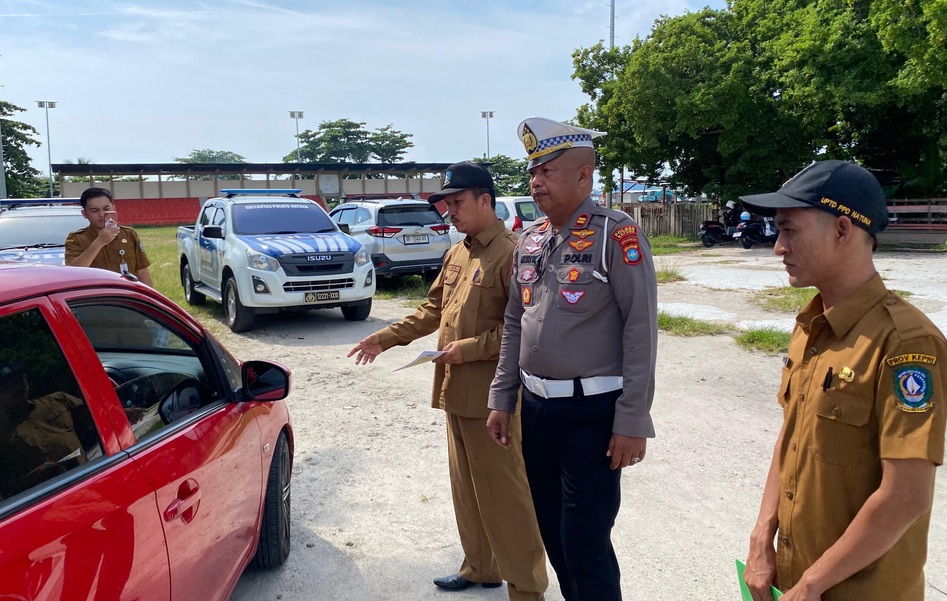 Satlantas dan UPTD PPD Natuna Gelar Pemeriksaan Pajak