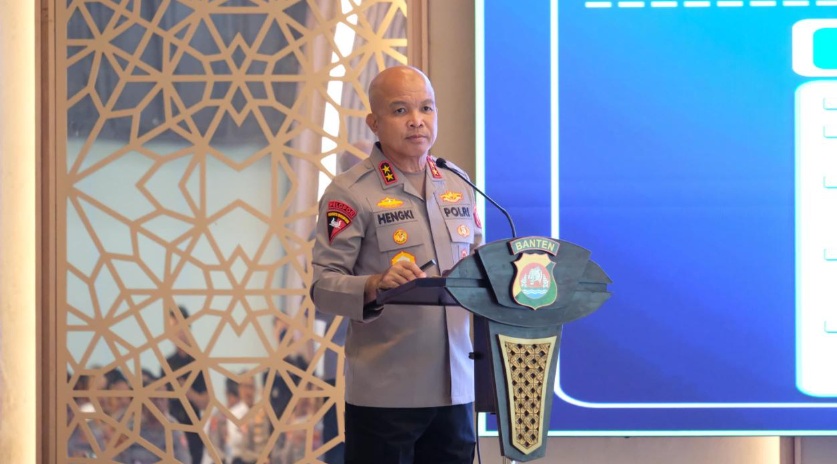 Rapim Polda Banten, Tegaskan Komitmen Polri Presisi Dukung Program Pemerintah