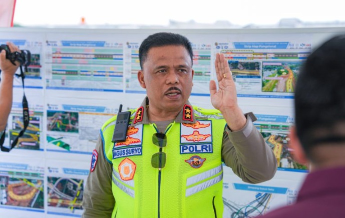 Kakorlantas Pekerjaan KM 13 Tol Japek II Selatan Ditargetkan Rampung 2–3 Hari